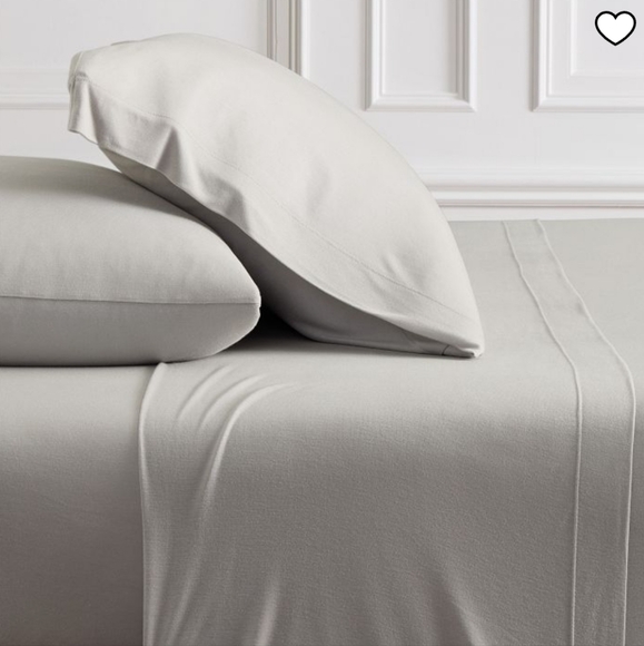 West Elm Silky Tencel Modal Queen Sheet Set,Retail Price $149.00 USD,Frost Gray - Picture 1 of 13